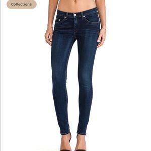 Rag and Bone Low Rise Skinny Jeans